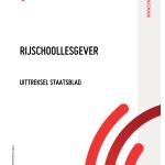 Rijschoollesgever - Uittreksel Staatsblad